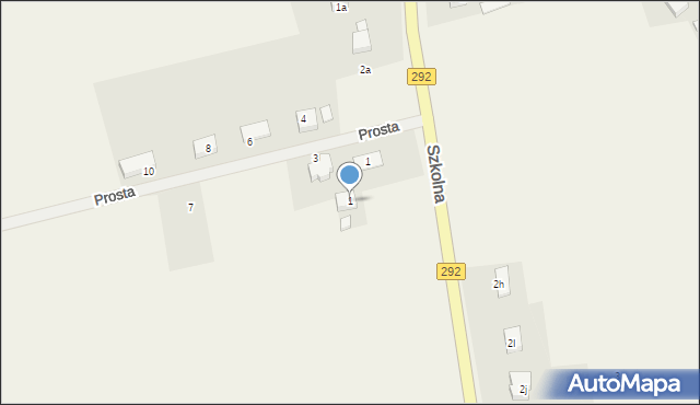 Przedmoście, Szkolna, 1, mapa Przedmoście