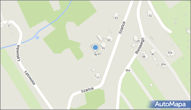 Przemyśl, Szańce, 79, mapa Przemyśla