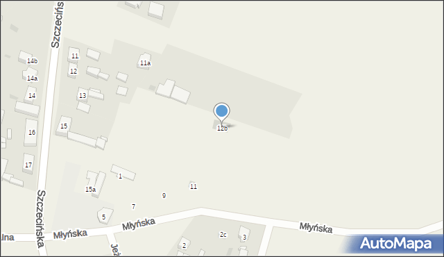Przęsocin, Szczecińska, 12b, mapa Przęsocin