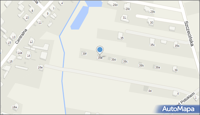 Przęsocin, Szczecińska, 39e, mapa Przęsocin