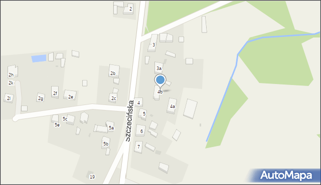 Przęsocin, Szczecińska, 4b, mapa Przęsocin