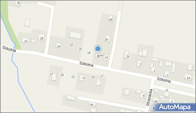 Psary, Szkolna, 16, mapa Psary
