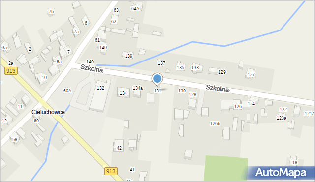 Psary, Szkolna, 131, mapa Psary