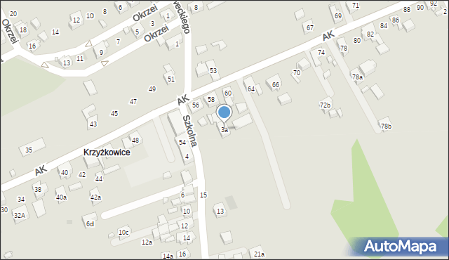 Pszów, Szkolna, 3a, mapa Pszów
