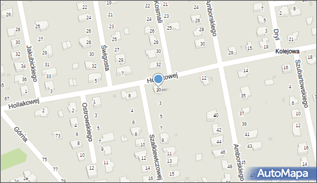 Puławy, Szalkiewiczowej Haliny, 1, mapa Puław