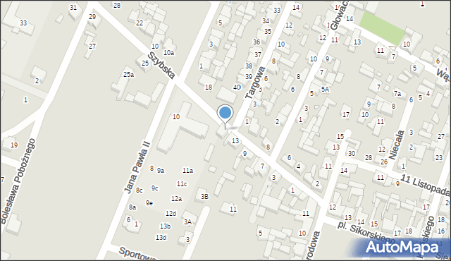 Pyzdry, Szybska, 15, mapa Pyzdry