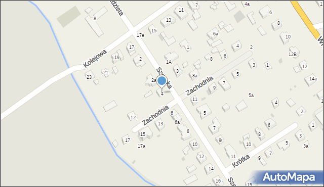 Radwanice, Szeroka, 4, mapa Radwanice