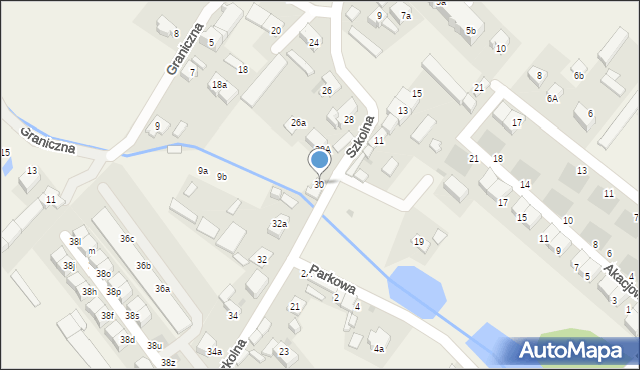 Radwanice, Szkolna, 30, mapa Radwanice