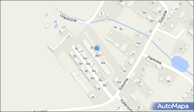 Radwanice, Szkolna, 36b, mapa Radwanice