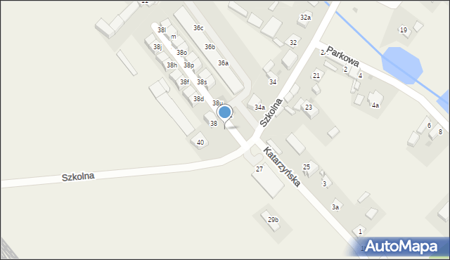 Radwanice, Szkolna, 38a, mapa Radwanice