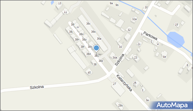 Radwanice, Szkolna, 38u, mapa Radwanice
