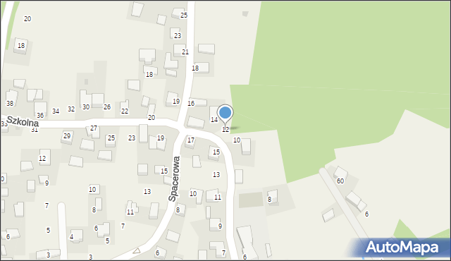 Radwanowice, Szkolna, 12, mapa Radwanowice
