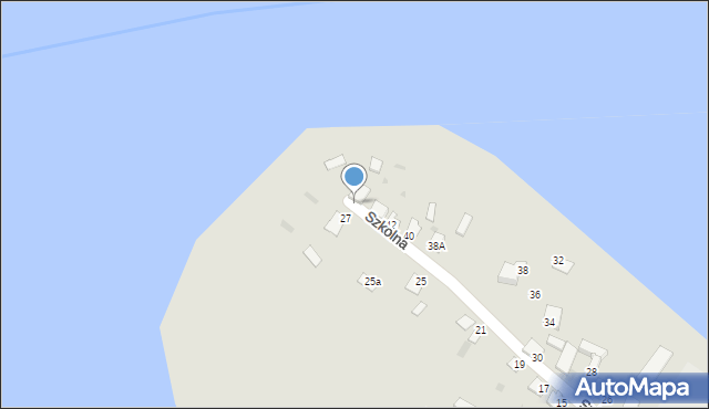 Rajgród, Szkolna, 44, mapa Rajgród