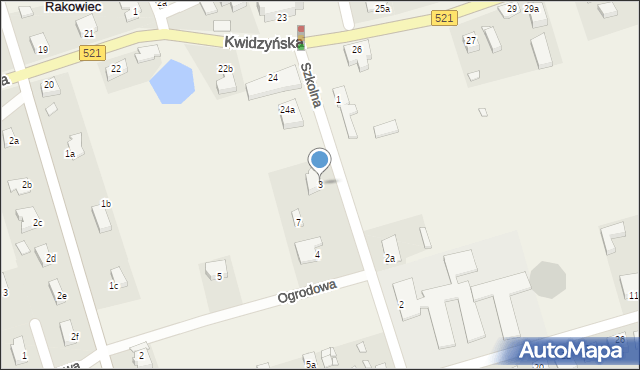 Rakowiec, Szkolna, 3, mapa Rakowiec