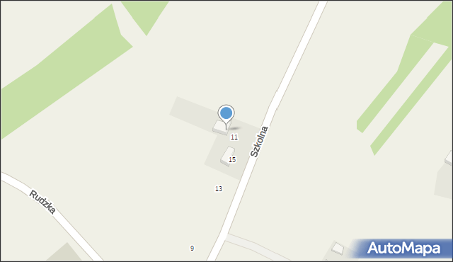 Raszczyce, Szkolna, 17, mapa Raszczyce