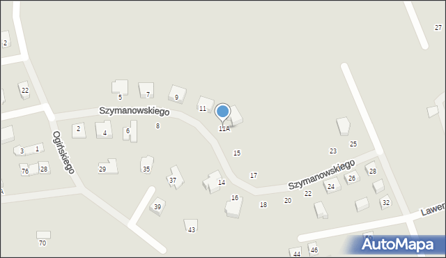 Reda, Szymanowskiego Karola, 11A, mapa Reda