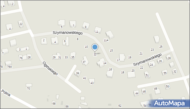 Reda, Szymanowskiego Karola, 12, mapa Reda