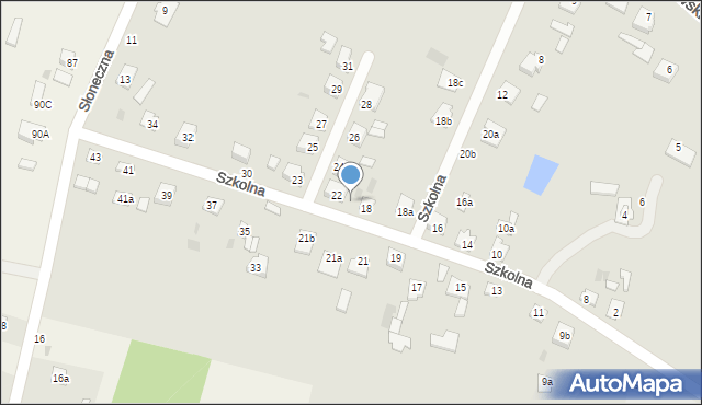 Rejowiec, Szkolna, 20, mapa Rejowiec