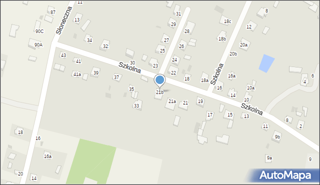 Rejowiec, Szkolna, 21b, mapa Rejowiec