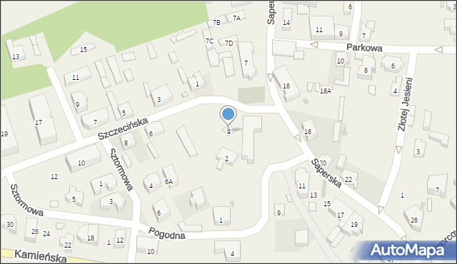 Rewal, Szczecińska, 4, mapa Rewal