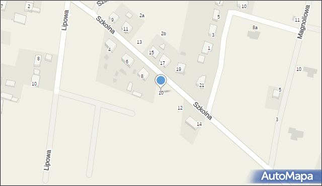 Rogów Sobócki, Szkolna, 10, mapa Rogów Sobócki