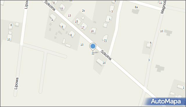 Rogów Sobócki, Szkolna, 12, mapa Rogów Sobócki