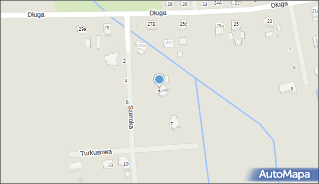 Rogoźno, Szeroka, 5, mapa Rogoźno