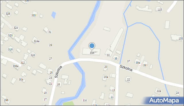 Ropczyce, Szkolna, 33A, mapa Ropczyce