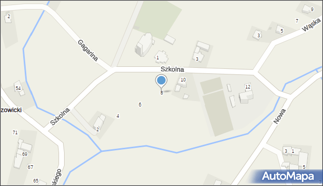 Roszowicki Las, Szkolna, 8, mapa Roszowicki Las