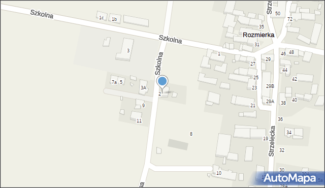 Rozmierka, Szkolna, 4, mapa Rozmierka