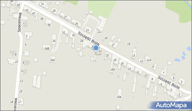 Ruda Śląska, Szczęść Boże, 24A, mapa Rudy Śląskiej