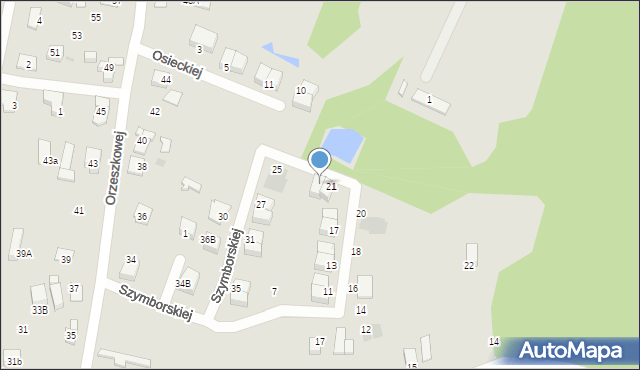 Ruda Śląska, Szymborskiej Wisławy, 23, mapa Rudy Śląskiej