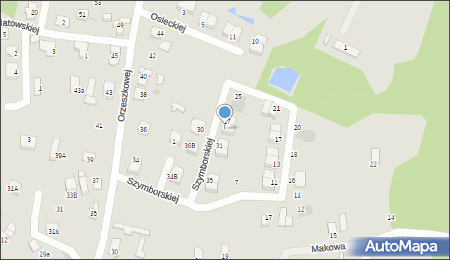 Ruda Śląska, Szymborskiej Wisławy, 29, mapa Rudy Śląskiej