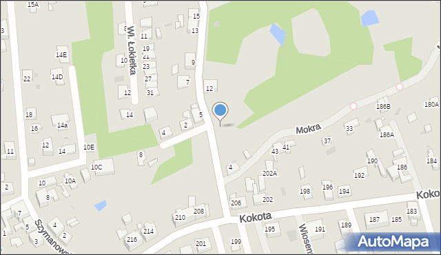 Ruda Śląska, Szkolna, 8, mapa Rudy Śląskiej