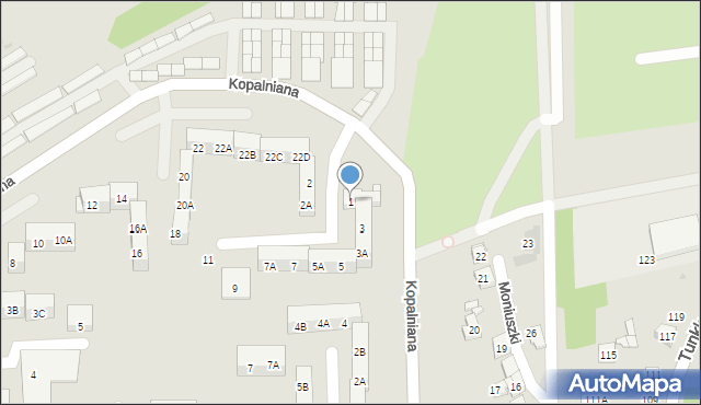 Ruda Śląska, Sztygarska, 1, mapa Rudy Śląskiej