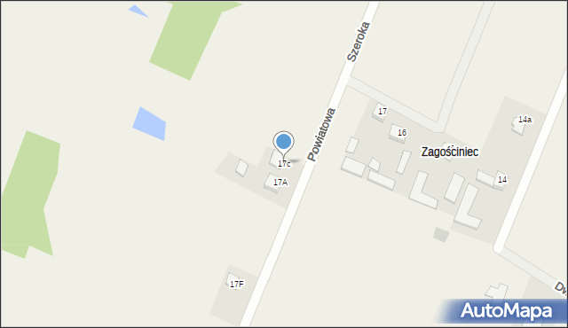 Ruda Strawczyńska, Szeroka, 10, mapa Ruda Strawczyńska