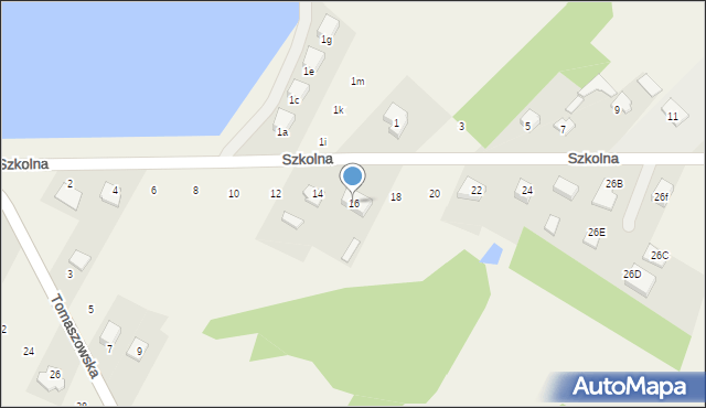 Ruda Wołoska, Szkolna, 16, mapa Ruda Wołoska