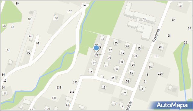 Rudnik, Szkolna, 19, mapa Rudnik