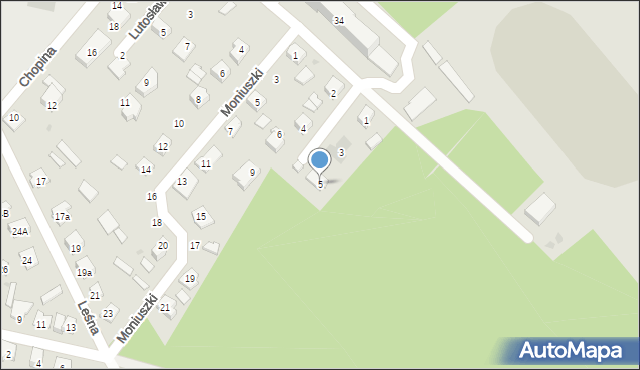 Rudnik nad Sanem, Szymanowskiego Karola, 5, mapa Rudnik nad Sanem