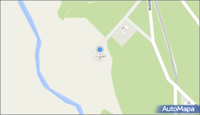 Rudy, Szkolna, 12, mapa Rudy