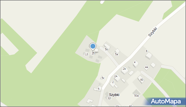 Rudy, Szybki, 15, mapa Rudy