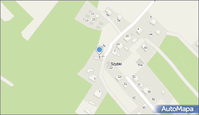 Rudy, Szybki, 5, mapa Rudy