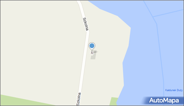 Rudzienice, Szkolna, 31, mapa Rudzienice