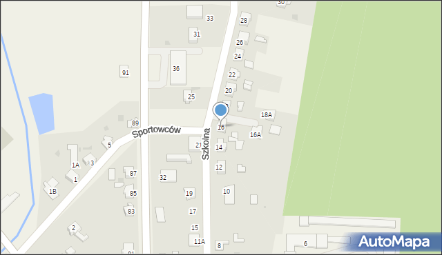 Rudziniec, Szkolna, 16, mapa Rudziniec