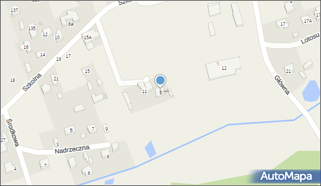 Rusiec, Szkolna, 9, mapa Rusiec
