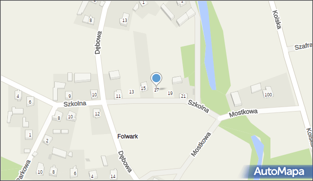 Ruszków Pierwszy, Szkolna, 17, mapa Ruszków Pierwszy