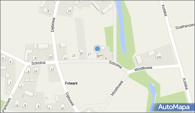 Ruszków Pierwszy, Szkolna, 19, mapa Ruszków Pierwszy