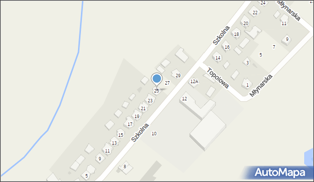 Rutka-Tartak, Szkolna, 25, mapa Rutka-Tartak