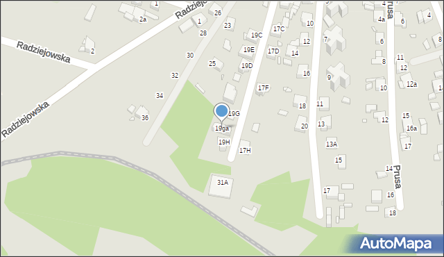 Rybnik, Szulika Józefa, 19ga, mapa Rybnika