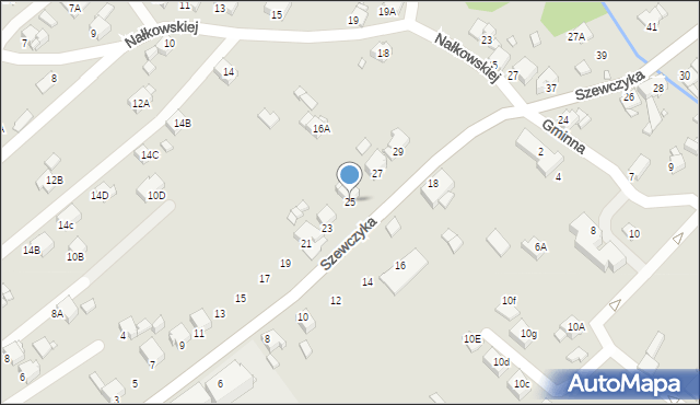 Rybnik, Szewczyka Alojzego, 25, mapa Rybnika